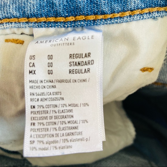 American eagle stretch high waisted mom jeans - Picture 4 of 8